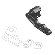 Moto-master Relocation Bracket For Oem Caliper
