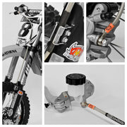 Moto-master Stainless Steel Braided Brake Lines Kit