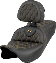 Saddlemen Roadsofa Seat - Maximum Comfort - For Harley Davidson