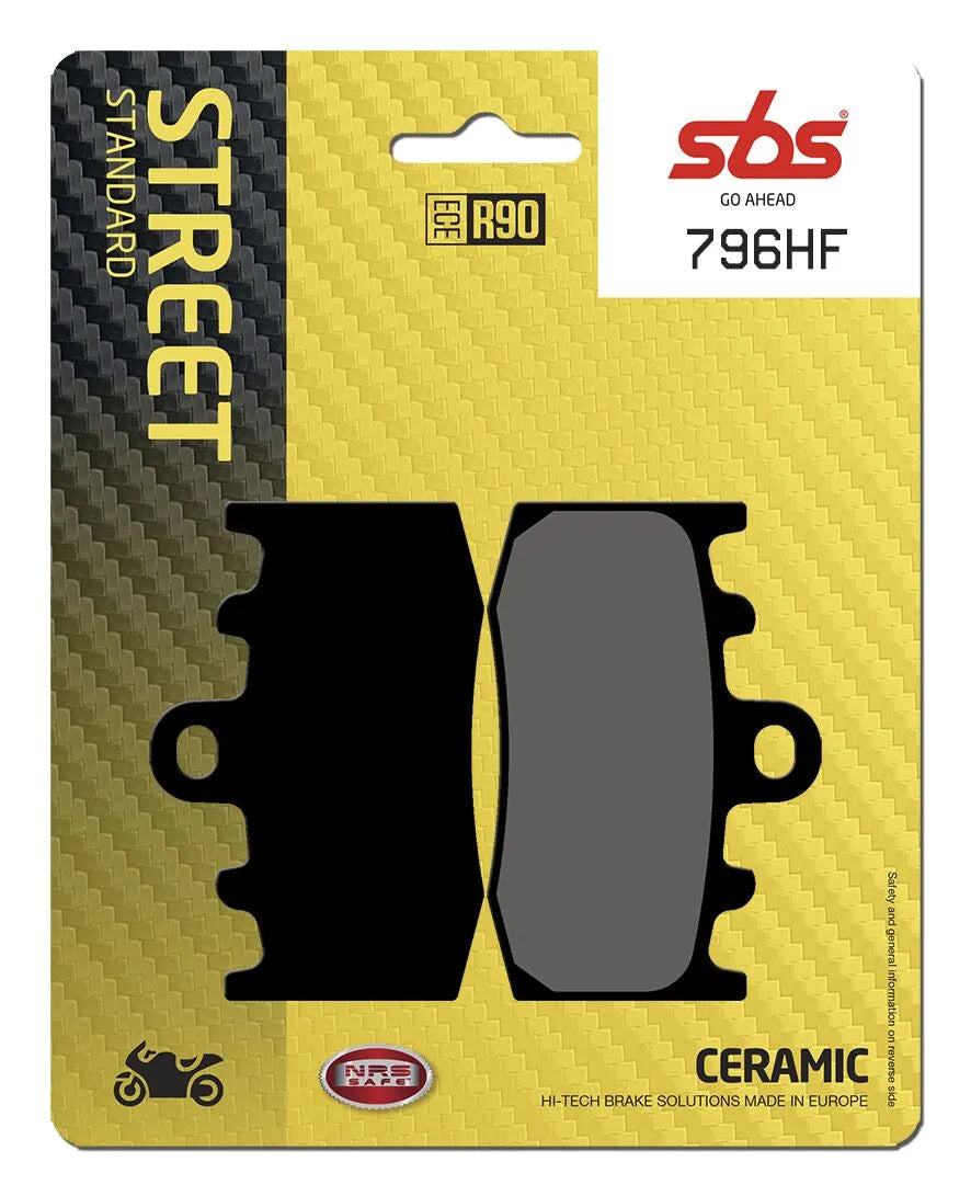 Sbs Hf Street Ceramic Brake Pads For Street Bikes - Front