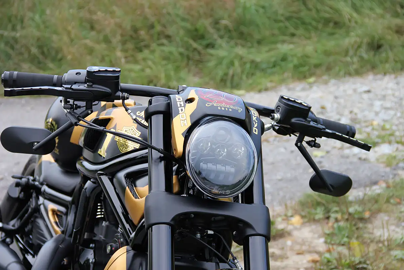 Cult-Werk V-Rod Style LED Headlight Unit – Electric & Light