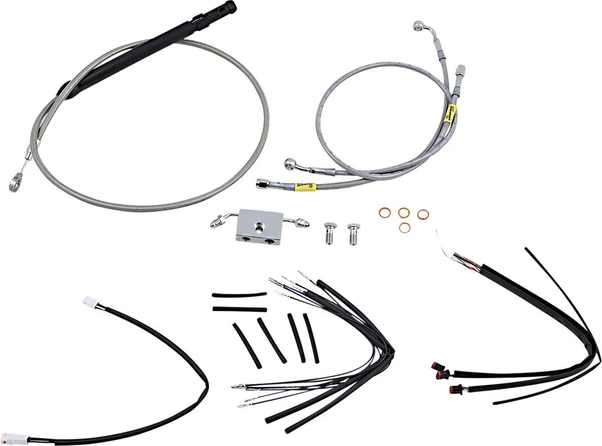 Burly Brand Cable & Brake Line Kit for 14" Ape Handlebars