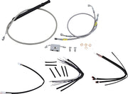 Burly Brand Ape Hanger Cable & Brake Line Kit