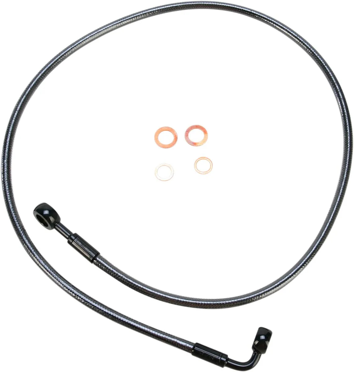 Magnum Shielding Braided Brake Line For Non-abs Models