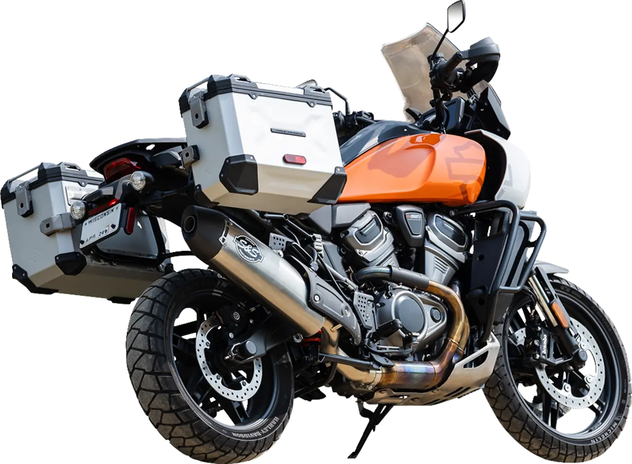 S&s Cycle Slip-on Muffler With Carbon Fiber End Cap