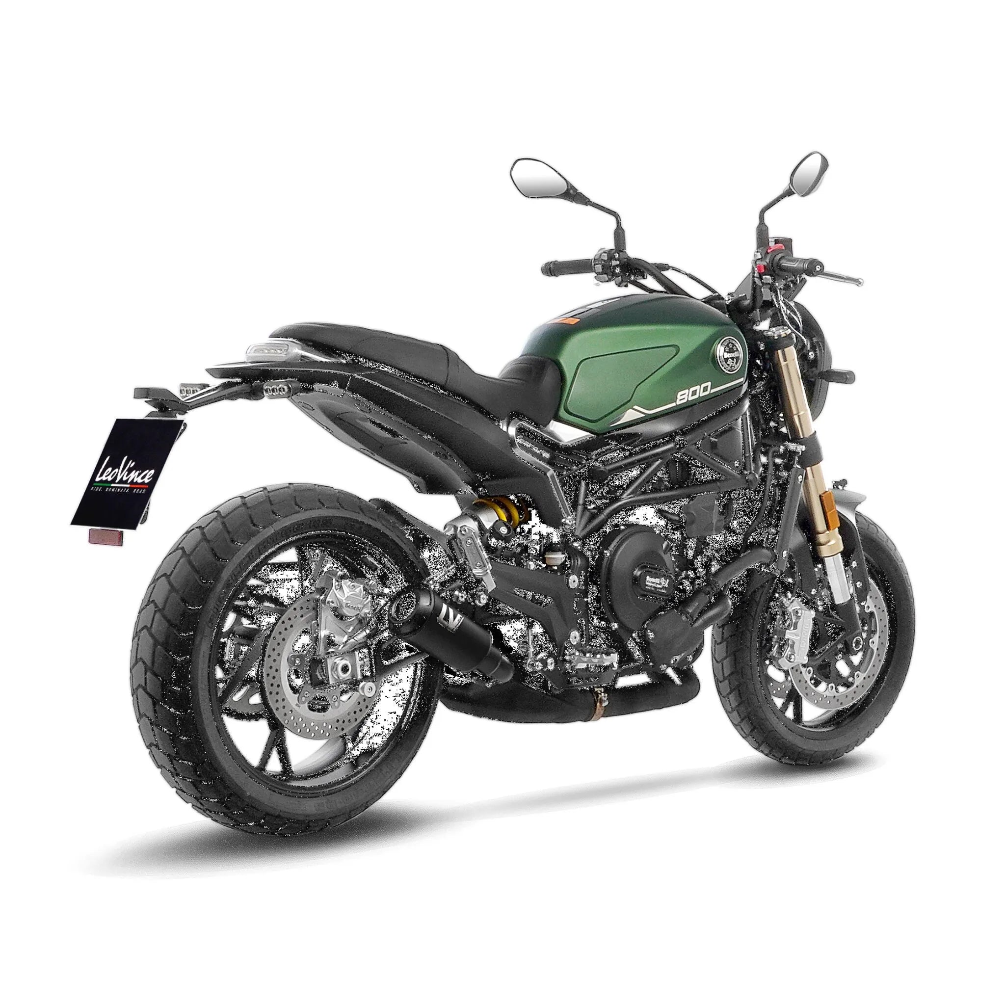 Leovince Lv-10 Full Black Slip-on Muffler - ECE Street Legal Approved