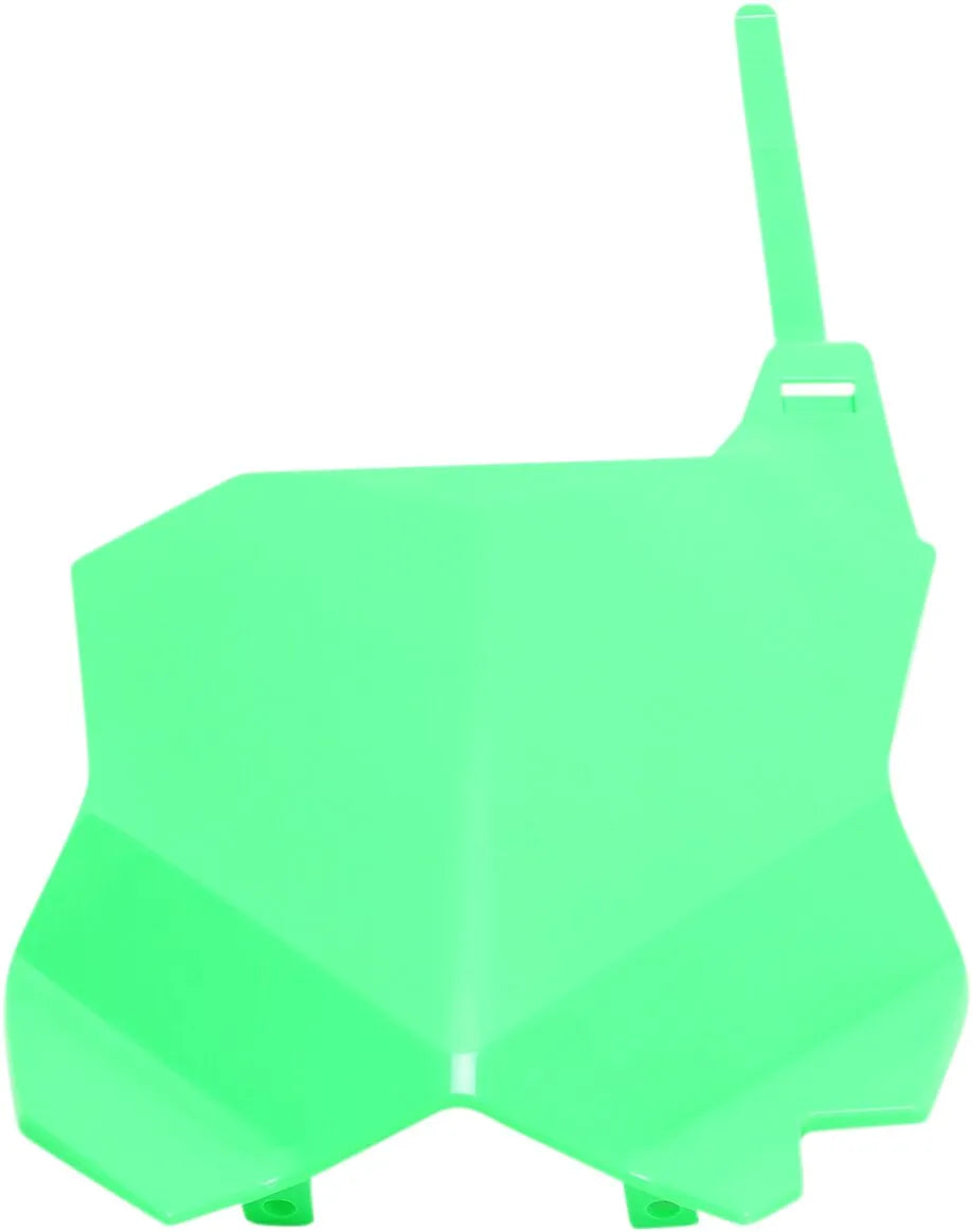 Ufo Replacement Front Number Plate Fluorescent Green