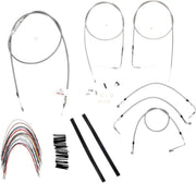 BURLY BRAND Stainless Braided Cable/Brake Line Kit for Ape