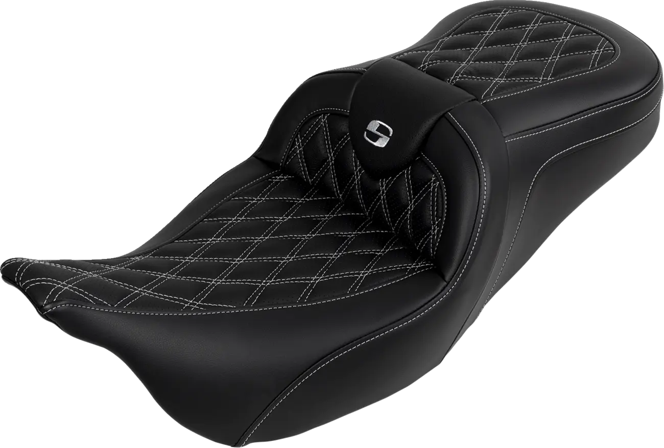 Saddlemen Roadsofa Lattice Stitch Seat - For Harley Davidson