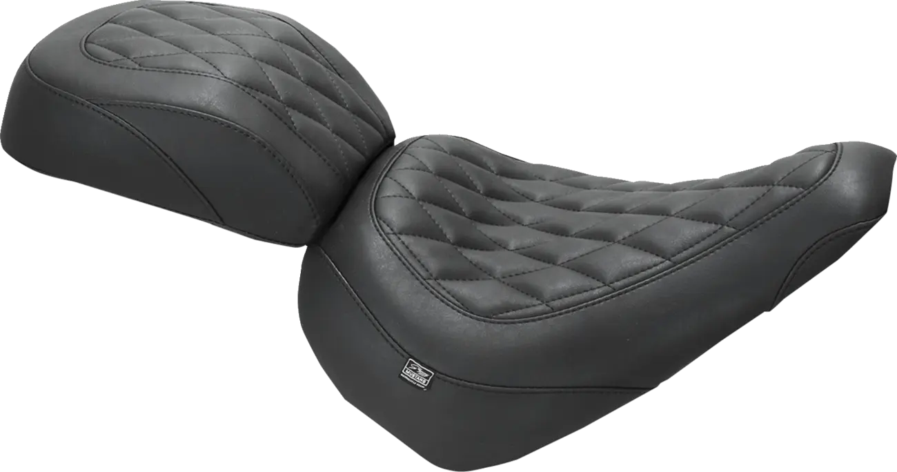 Mustang Wide Tripper Passenger Seat - For Harley Davidson