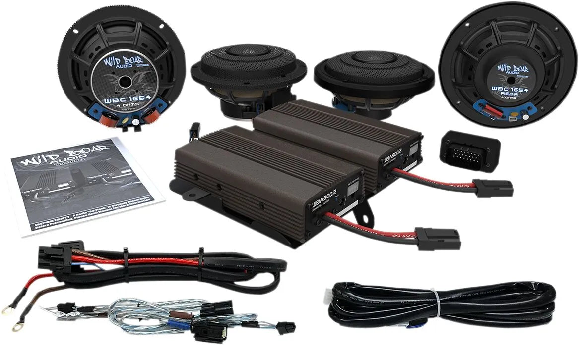 Wild Boar Audio Front & Rear Speaker Kit 600w