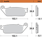 Moto-master Roadpro Sinter Brake Pad Front Sintered Metal - Front