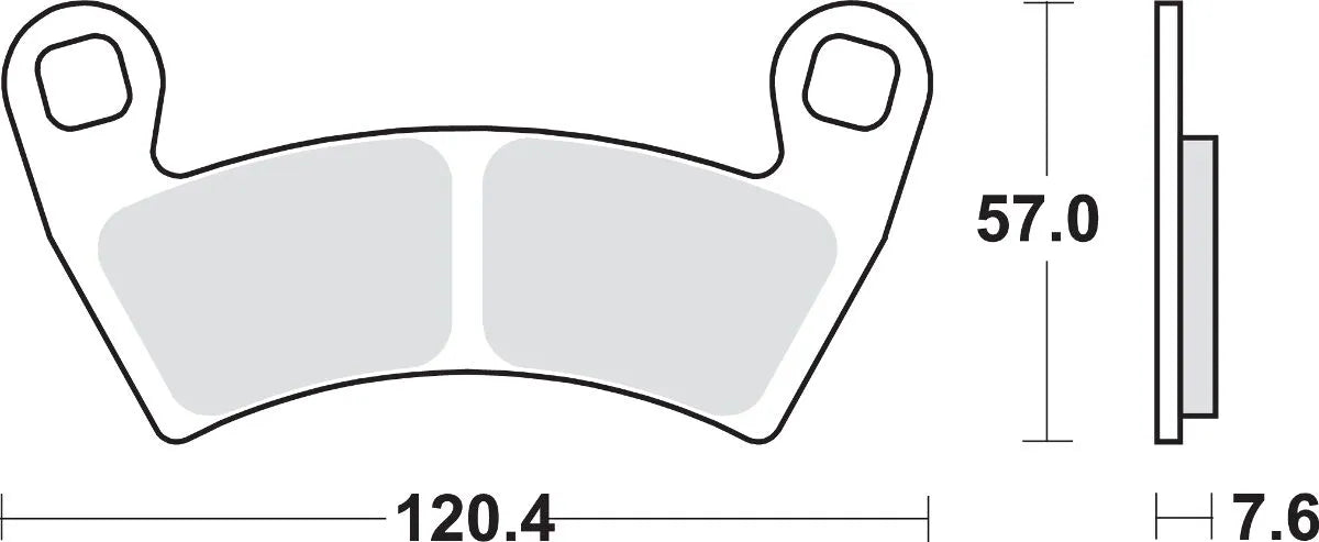 Sbs Si Offroad Sintered Brake Pads - Front & Rear