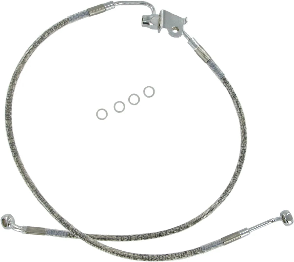 Drag Specialties Stainless Steel Brake Line Kit For Rear