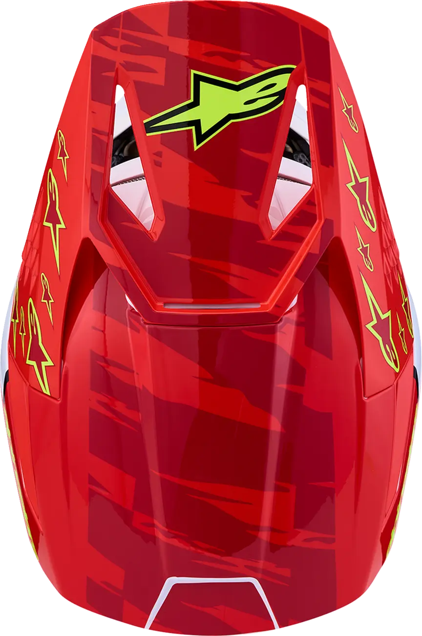 Alpinestars Youth SM3 Falcon Helmet Red White Blue