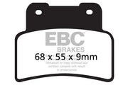 Ebc Sfa-hh Sintered Scooter Brake Pads - Front