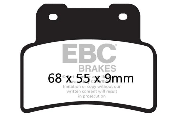 Ebc Sfa-hh Sintered Scooter Brake Pads - Front