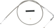 DRAG SPECIALTIES Stainless Braided Throttle Cable