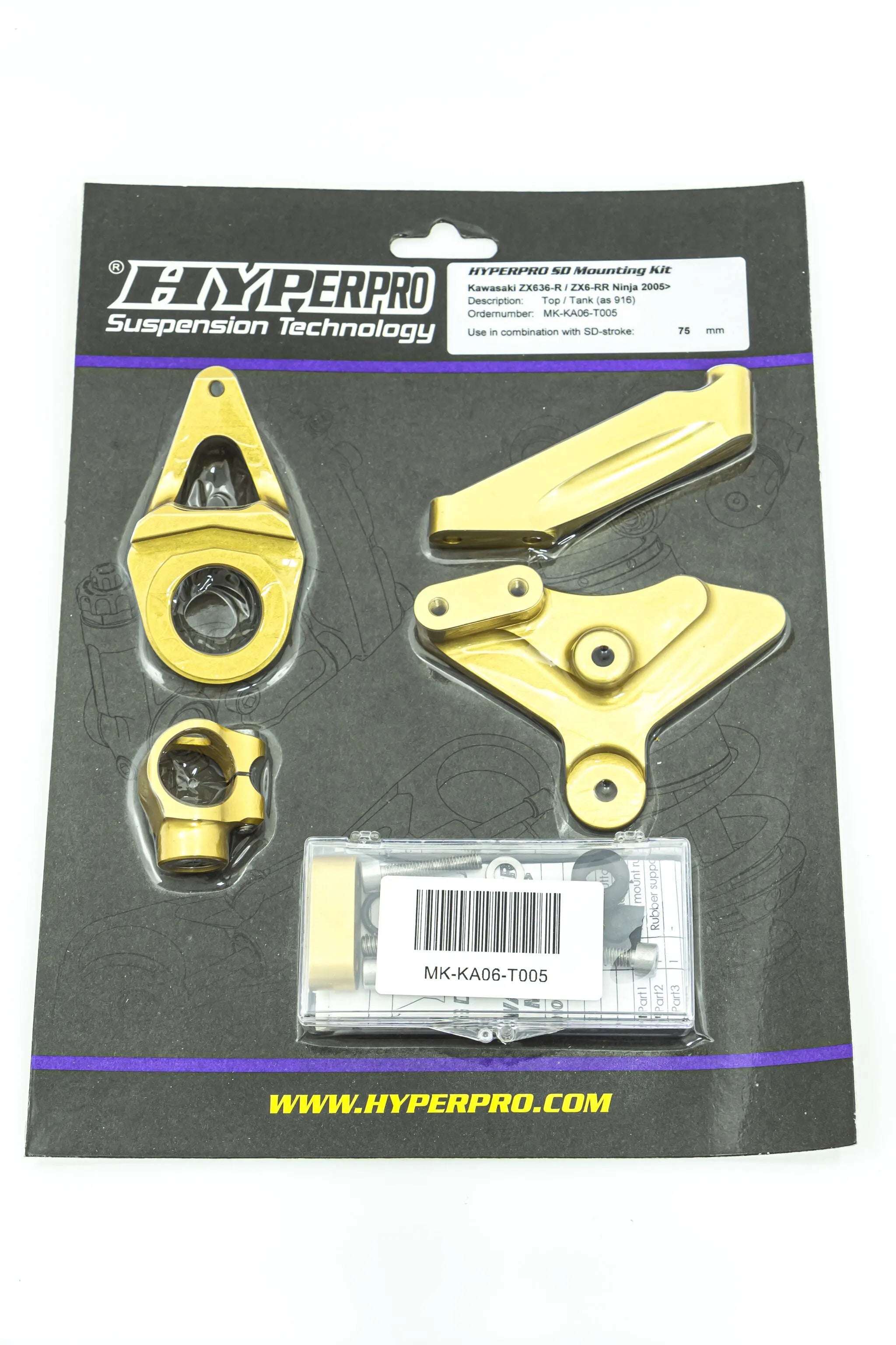 Hyperpro Steering Damper Mounting Kit