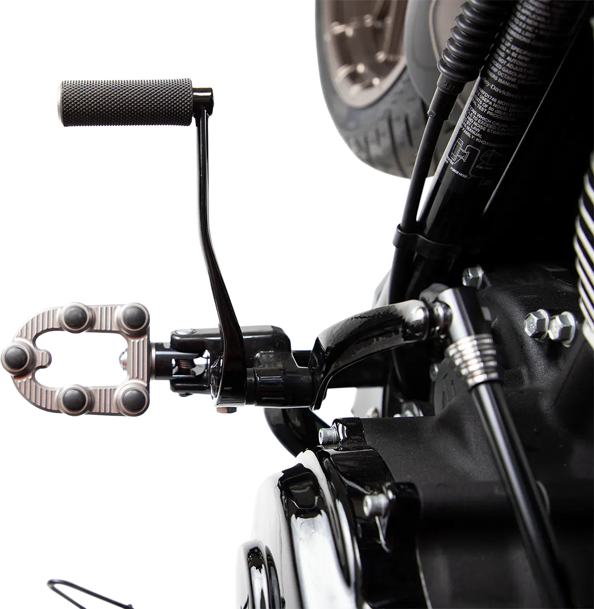 Arlen Ness Knurled Shift Peg - Black