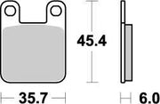 Moto-master Nitro Brake Pads Sintered Metal - Front & Rear
