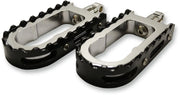 La Choppers Bmx Foot Pegs - Black & Chrome