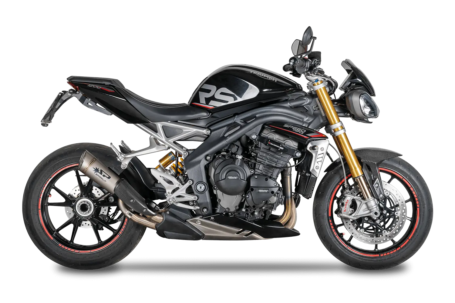 Spark Grid-o Titanium Slip-on Muffler Kit - ECE Street Legal Approved