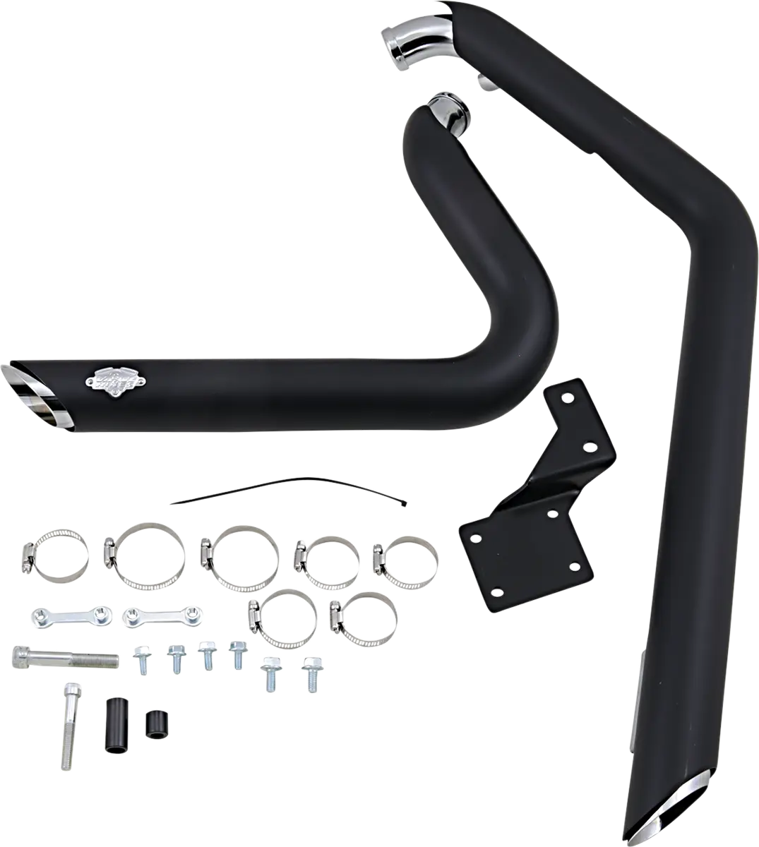 Vance & Hines Shortshots Staggered Exhaust System Black