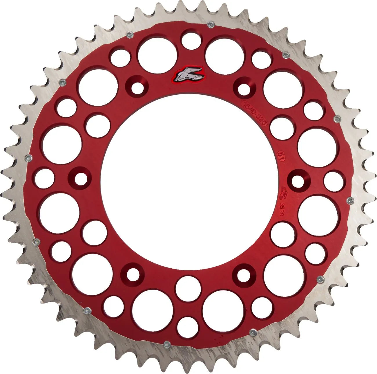 Renthal Twinring Rear Sprocket 520 51t Red