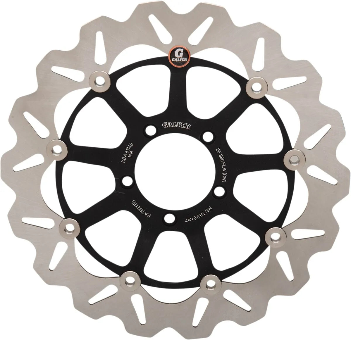 Galfer Brake Rotor For Motorcycle - High-carbon Stainless Steel