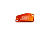 Scar Front Brake Reservoir Cover - Orange Anodized