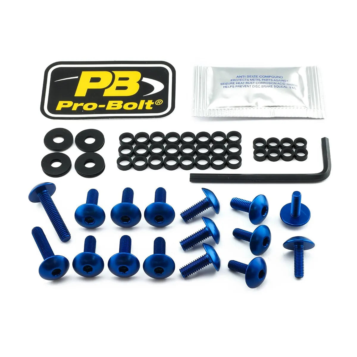 Pro Bolt Aluminium Fairing Bolt Kit For Yamaha