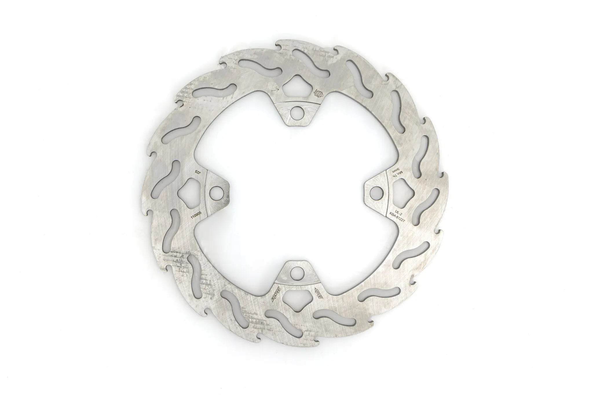Moto-master Flame Series Fixed Brake Rotor - Rear