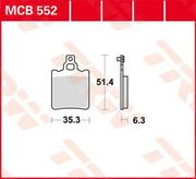 Trw All Round Sintered Metal Brake Pads - Rear