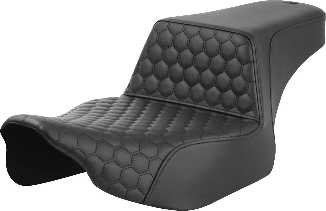 Saddlemen Honeycomb Step-up Seat - For Harley Davidson
