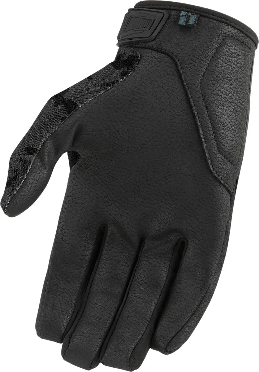 Icon Hooligan Ce Gloves For Sport Riding - Black/Camo Gray