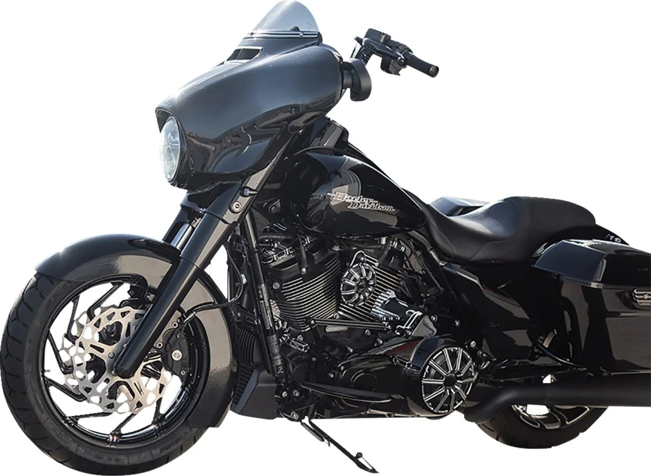 Arlen Ness Smooth Steel Fork Boot Covers For Flt Front Ends