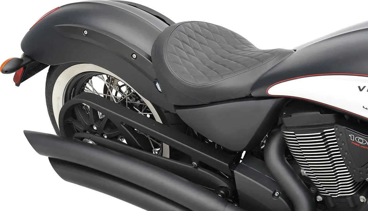 Drag Specialties Low-profile Solo Seat - For VICTORY