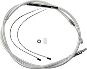 Magnum Shielding Braided Clutch Cable For Harley - Chrome