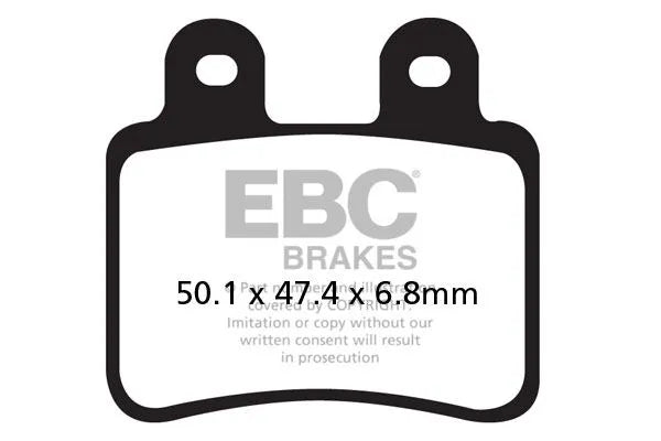 Ebc Sfa-hh Series Sintered Brake Pads For Scooters - Front & Rear