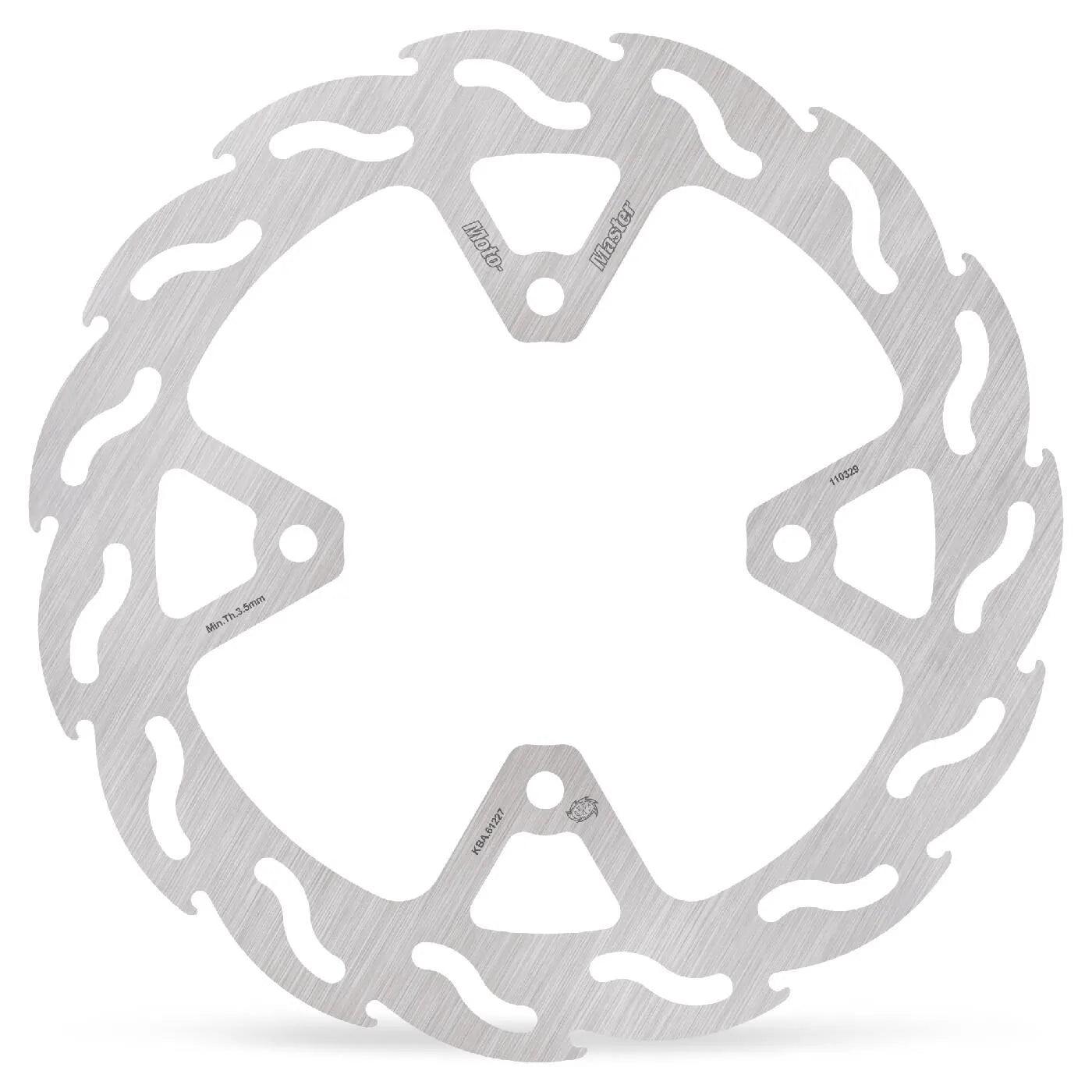 Moto-master Flame Series Brake Rotor For Motorcycle - Rear