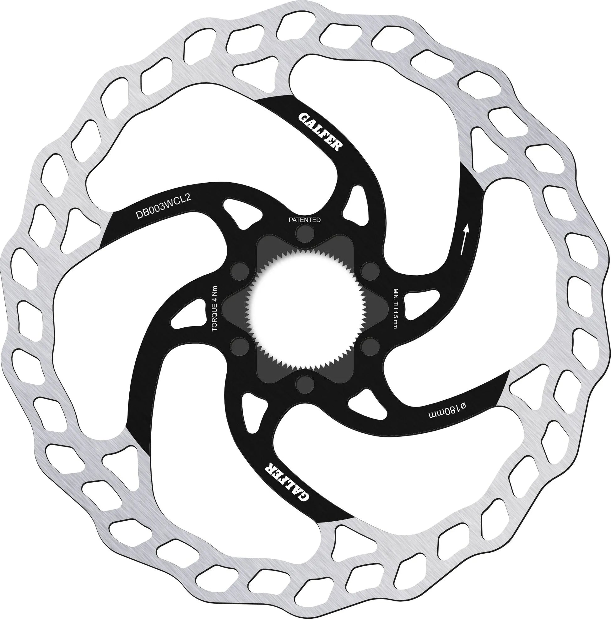 Galfer Wave Center-Lock Brake Rotor