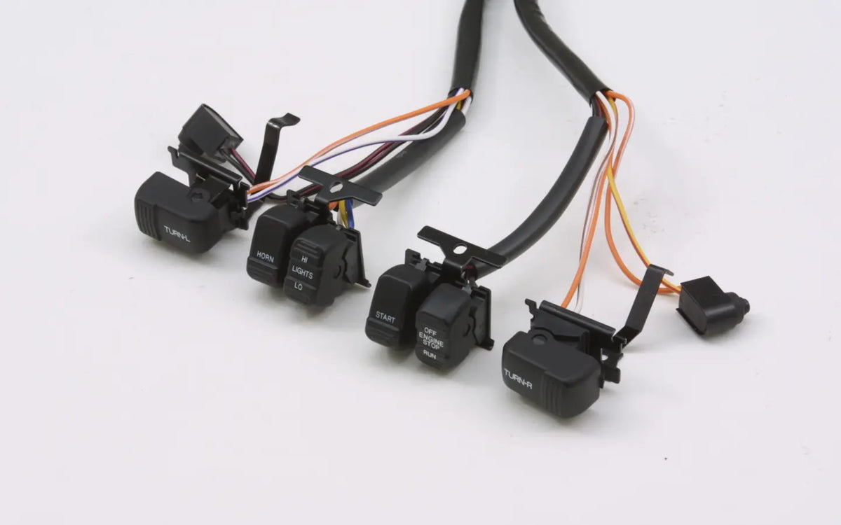 Daytona Handlebar Switch Kit Black Left Right 60" Wire