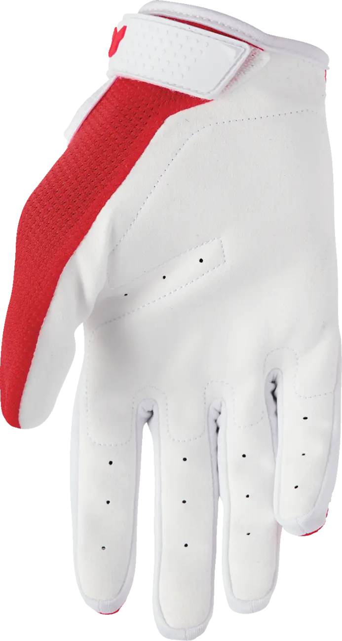 Thor Youth Ridemode Static Mx Gloves - Red/White