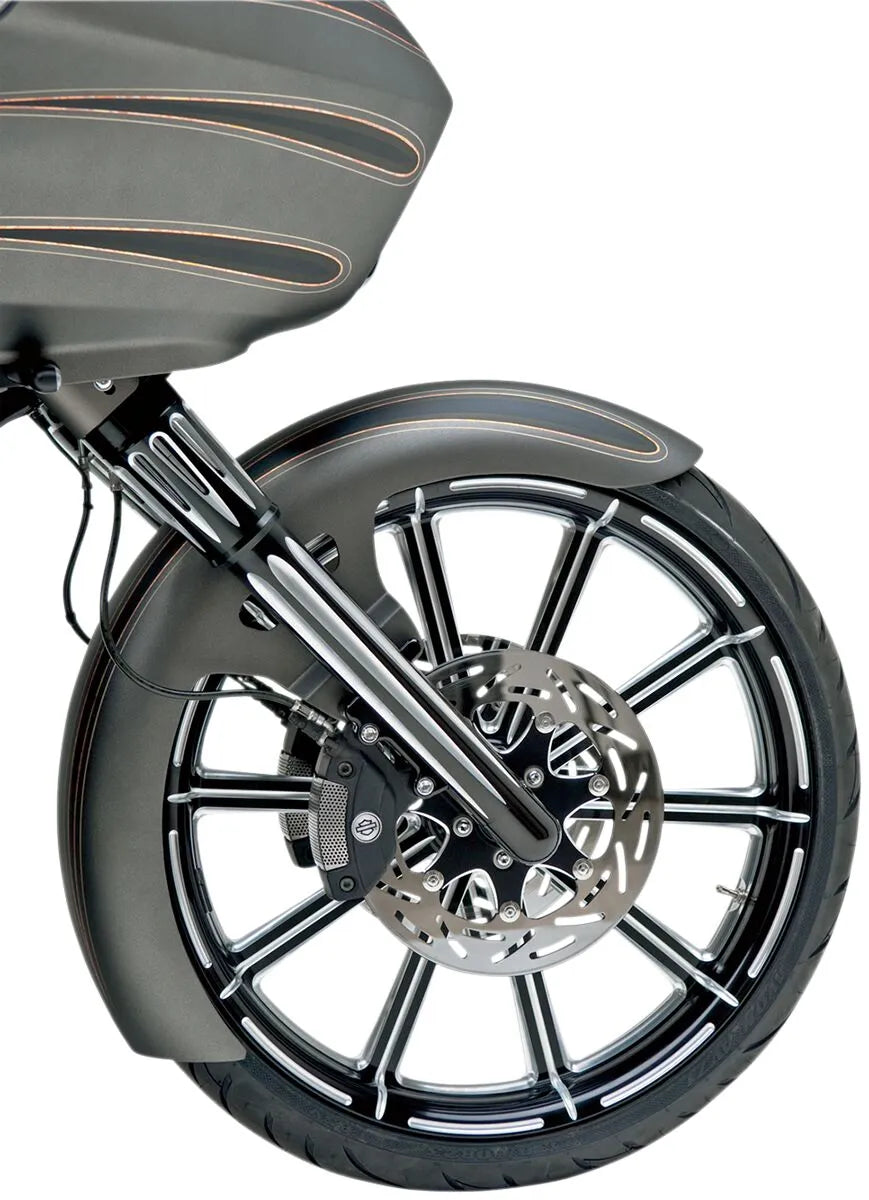 Arlen Ness Dual-disc Hot Legs Fork - Black Anodized