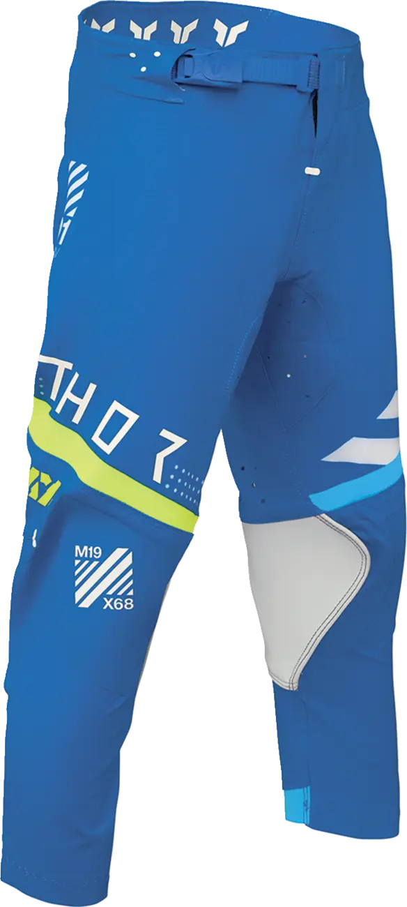 Thor Youth Sportmode Synth Pants - Blue/White/Yellow
