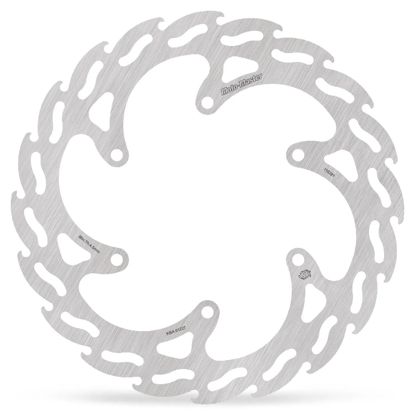 Moto-master Flame Series Fixed Brake Rotor - Rear