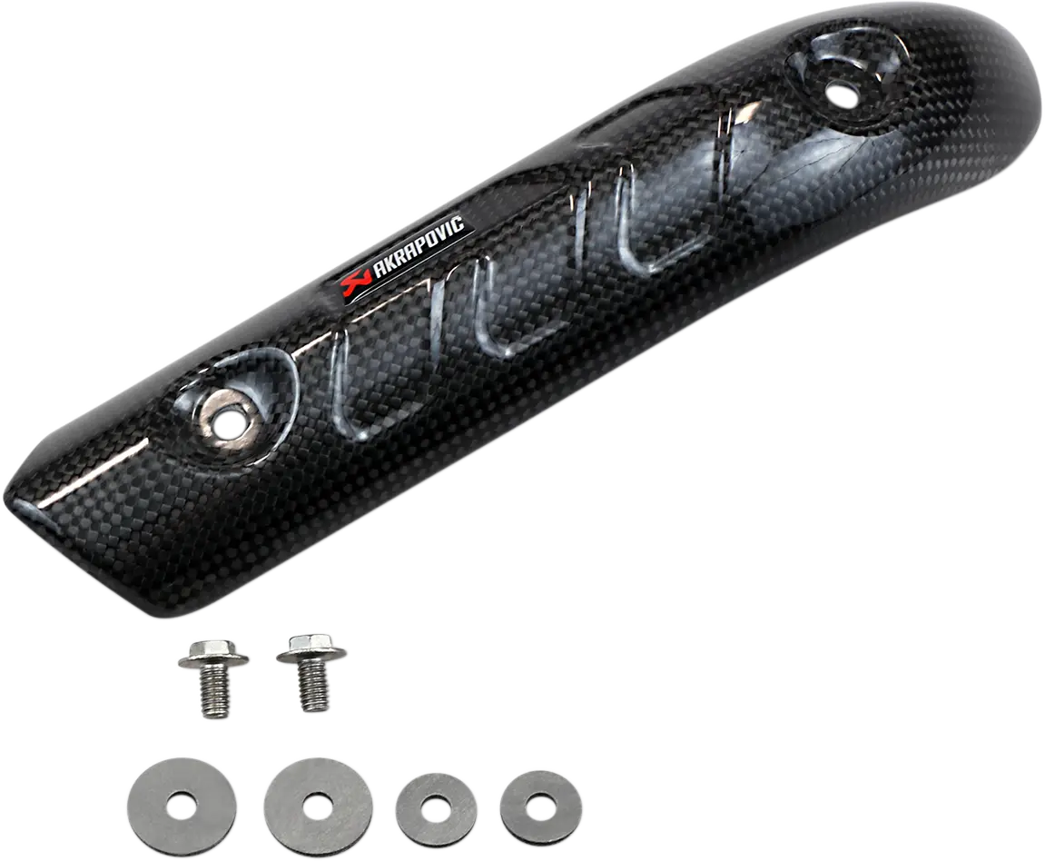 Akrapovic Heat Shield For Muffler - Carbon Fiber Black