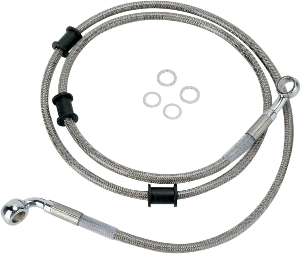 Drag Specialties Stainless Steel Brake Line Kit Front Upper 42"