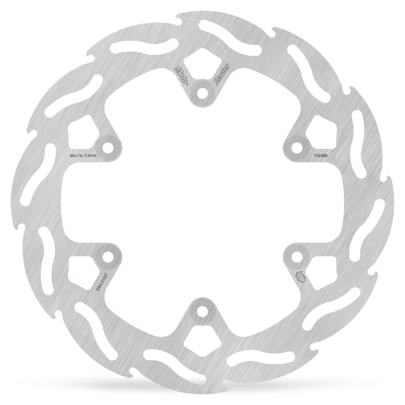 Moto-master Flame Series Fixed Brake Rotor - Rear